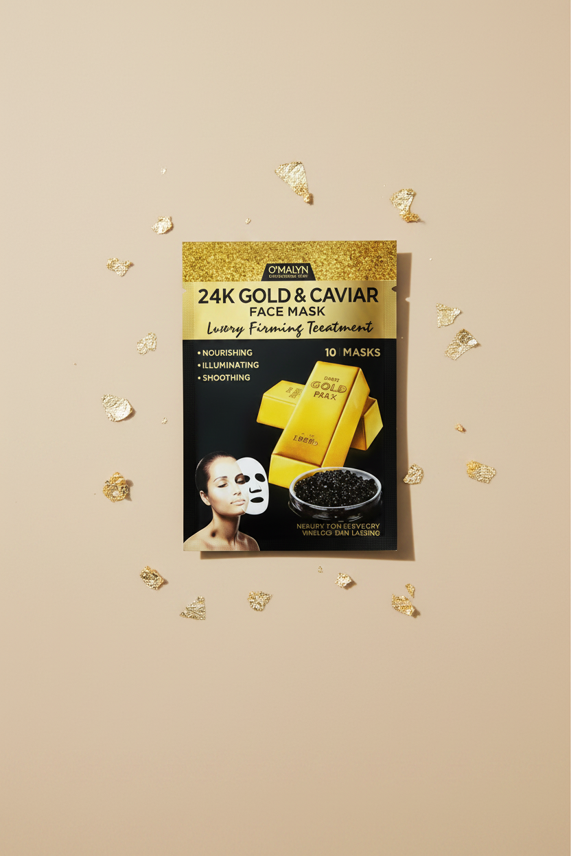 Haokali 24K Gold & Caviar Face Mask
