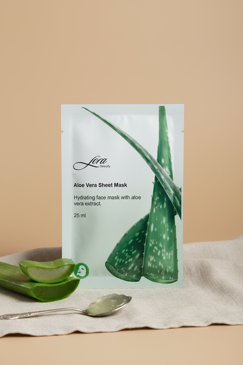 Aloe Vera Fátyolmaszk – Intenzív Hidratálás 25ml