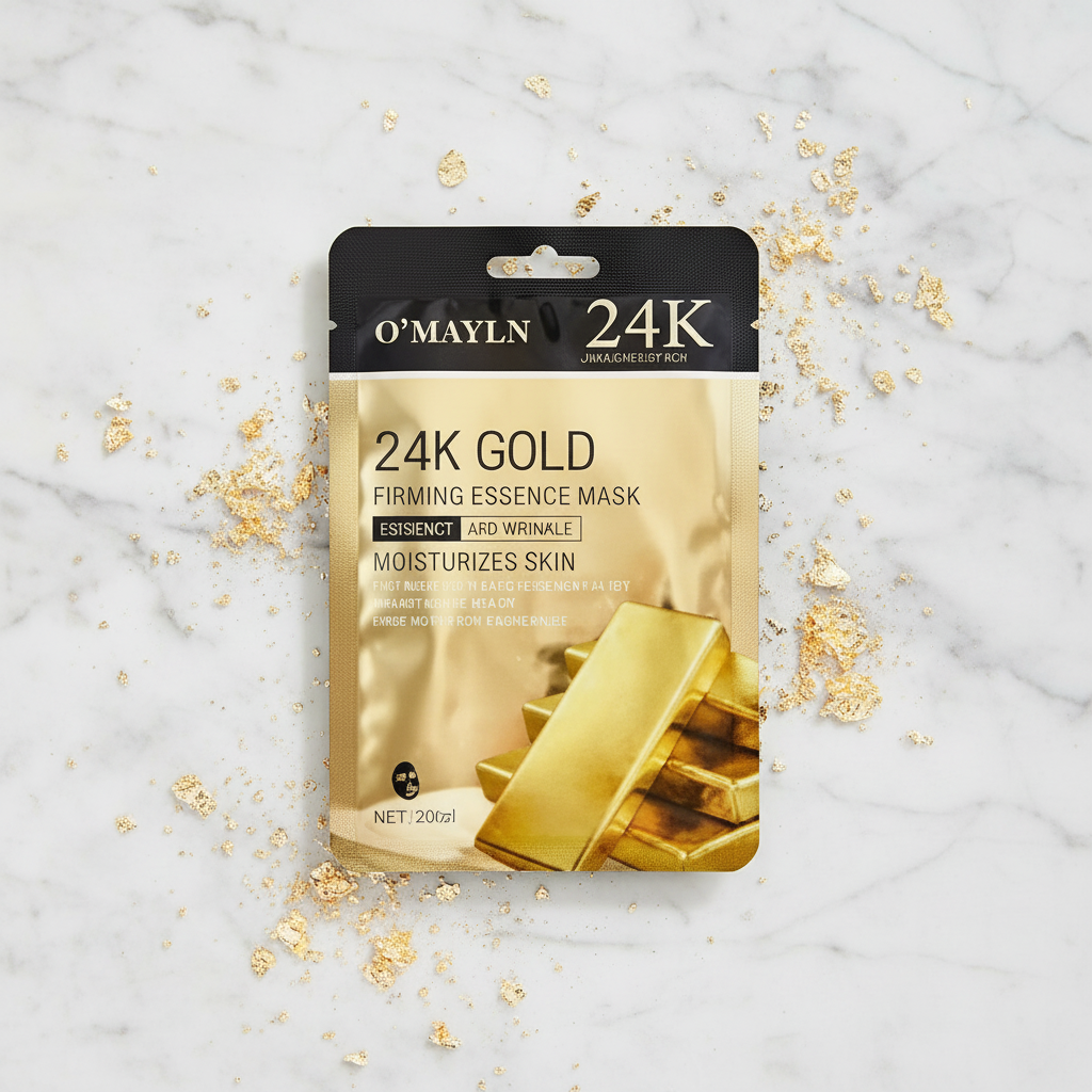 O'MALYN 24K Gold Firming Face Mask - flatlay